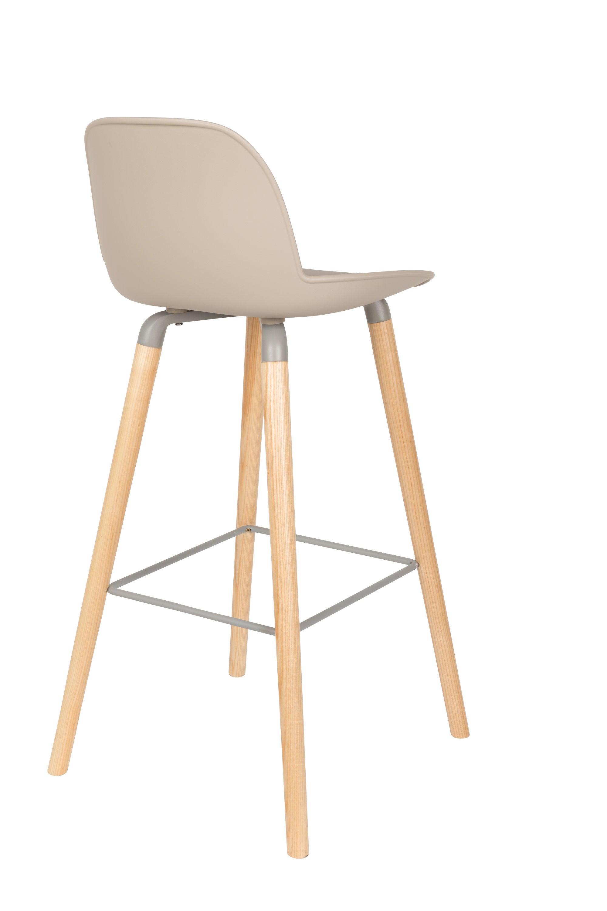 Zuiver Set of 2 Albert Kuip Taupe Bar Stool